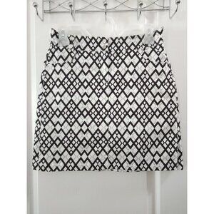 GG Blue FABULOUS FIT‎ STRETCH GOLF Women's SKORT Skirt White/Black Size 0